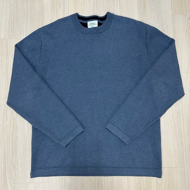 지오지아 캐시미어 혼방 니트 블루