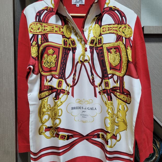 정품 에르메스 실크 캐시미어 스웨터