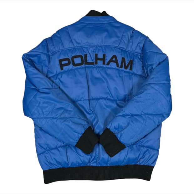  (바배) 폴햄 빅로고 블루 패딩