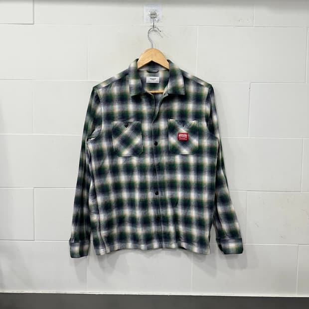 에스피오나지 옴브레 체크 셔츠