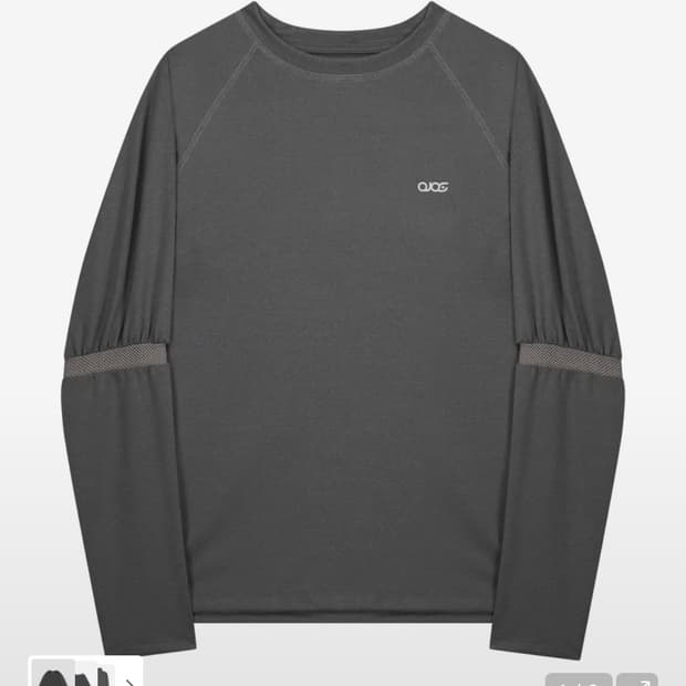 오호스 Mesh Band Puff Sleeve