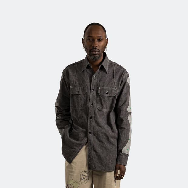 Kapital Bone Chambray Shirt size3