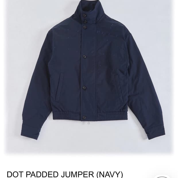 서서 패디드 점퍼