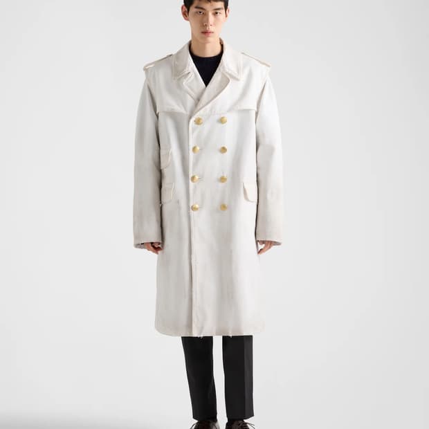 prada 캔버스 더블코트