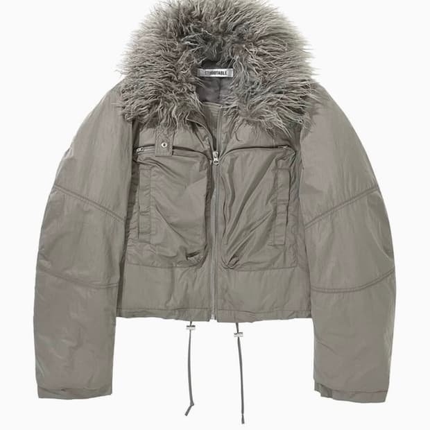 스튜디오테이블 FUR COLLR POCKET BOBER JACKET