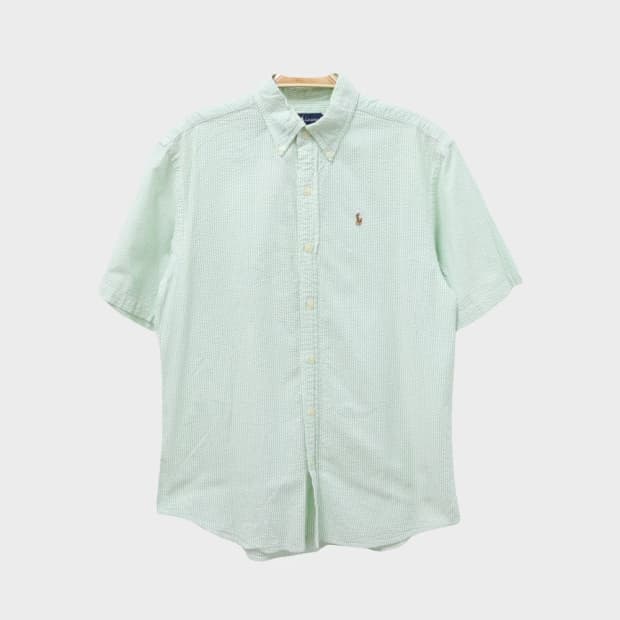POLO RALPH LAUREN 시어서커 코튼 셔츠