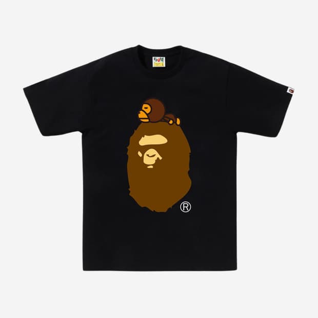  베이프 티셔츠 Milo On Big Ape T-Shirt Black