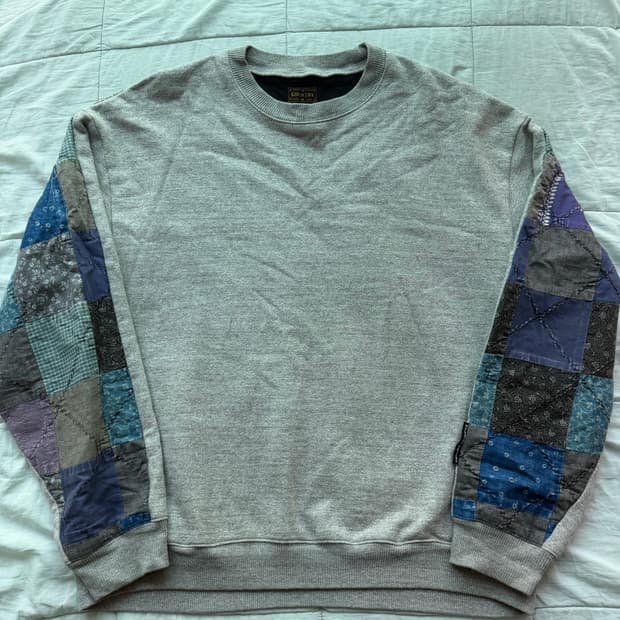 [3] 캐피탈 아메리칸 퀼트 투톤 스웻셔츠 맨투맨