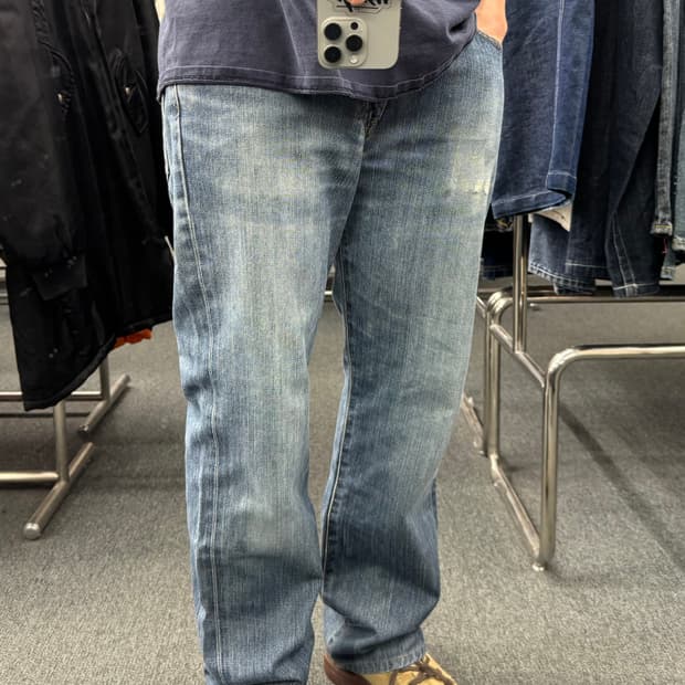 32)에드윈 빈티지 워싱 50303 데님팬츠