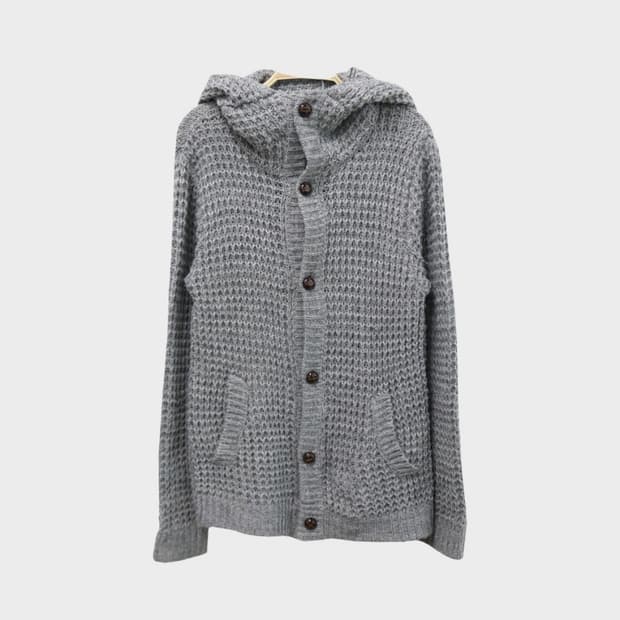 (옷장정리) 니트 후드집업