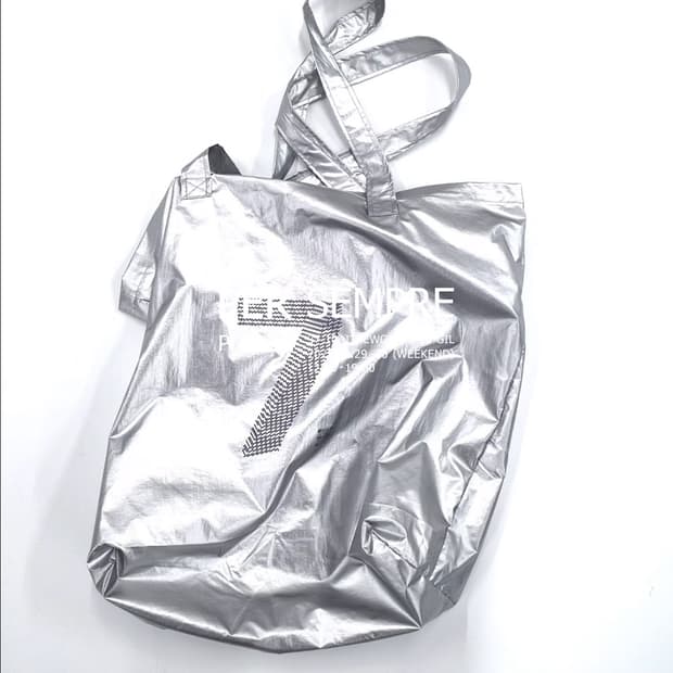 머듈 팝업 가방 실버 도트 백