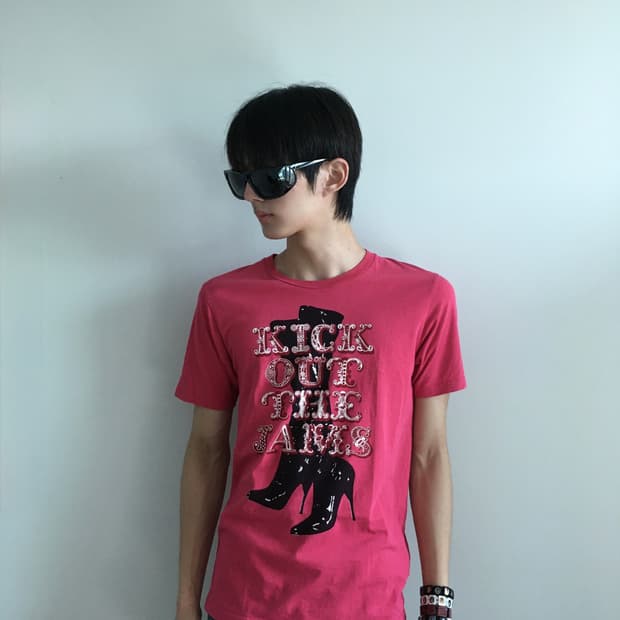 Hysteric Glamour Pink tee