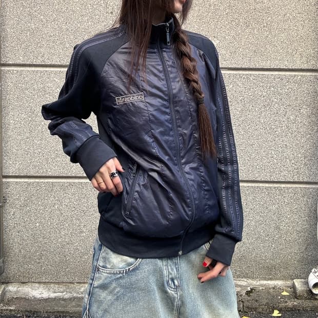 90s 올드스쿨 ADIDAS 믹스드 트랙 자켓