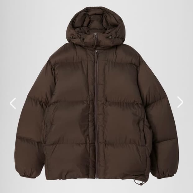 누마레 ee 브라운 패딩 M