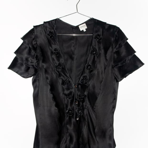 Silk Shortsleeve Cardigan