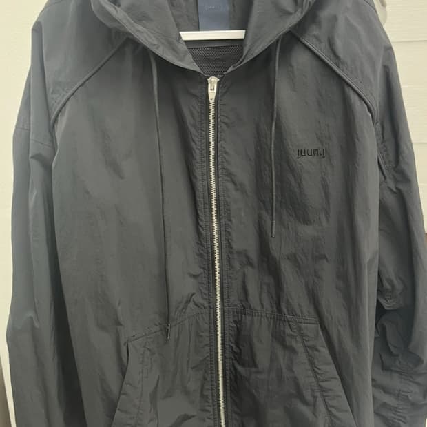 준지 24fw 나일론 마원 후드집업(블랙, M)