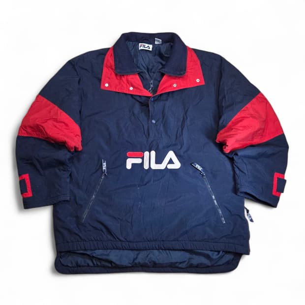 올드스쿨 필라 빅로고 아노락 점퍼 (실2XL)
