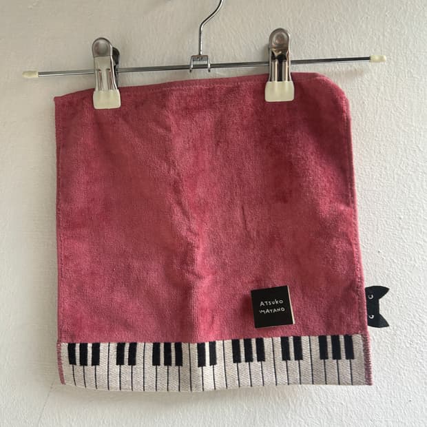 피아노 고양이 손수건 