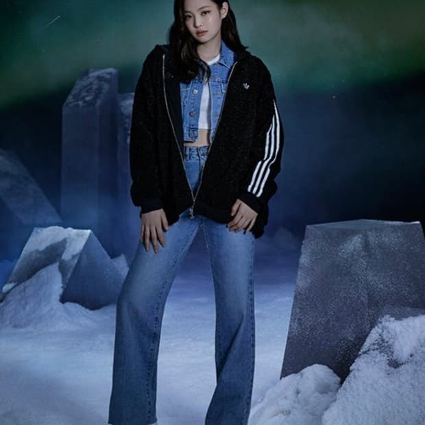 [무료배송][XS]아디다스 여성용 제니 뽀글이 풀집 후드점퍼