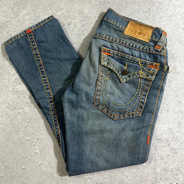 00s TRUE RELIGION 조이 슈퍼 T 데님 팬츠 /710