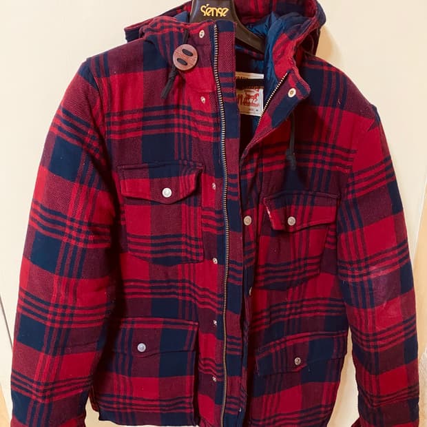 리바이스 덕다운 후드자켓