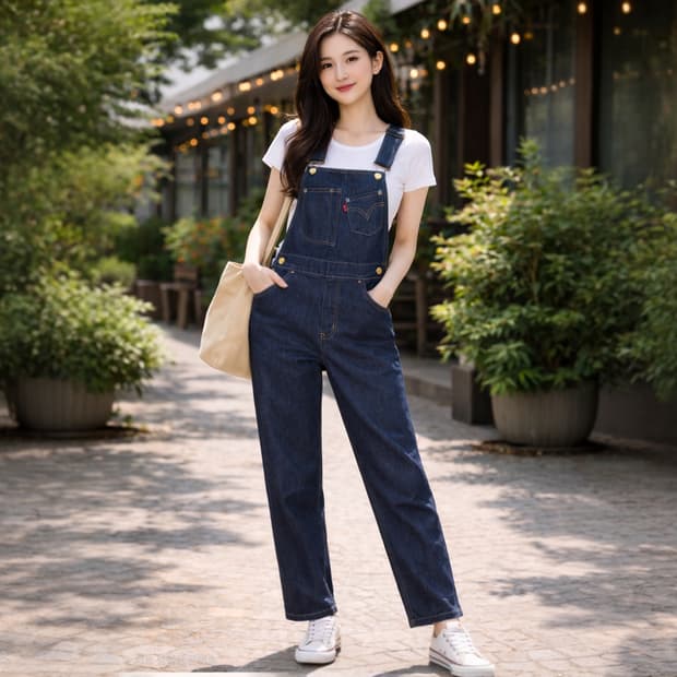 (S급) 리바이스 키즈 엔지니어드진 오버올 멜빵바지 (실측 포함)