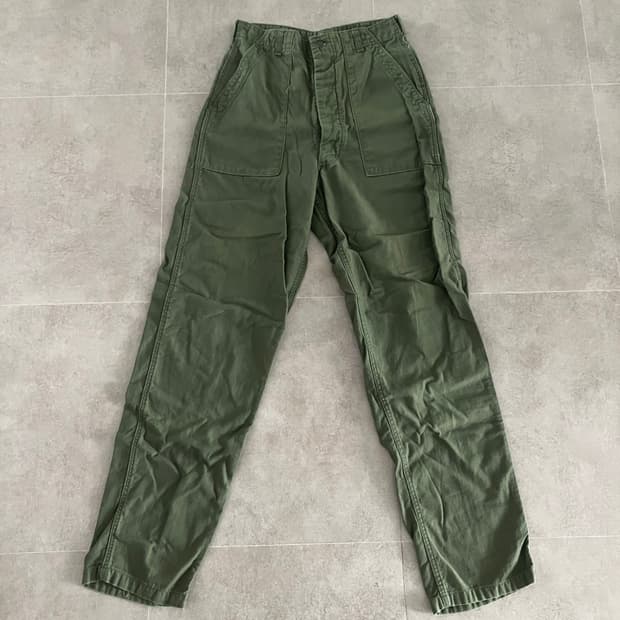 70s us army og107 퍼티그 팬츠