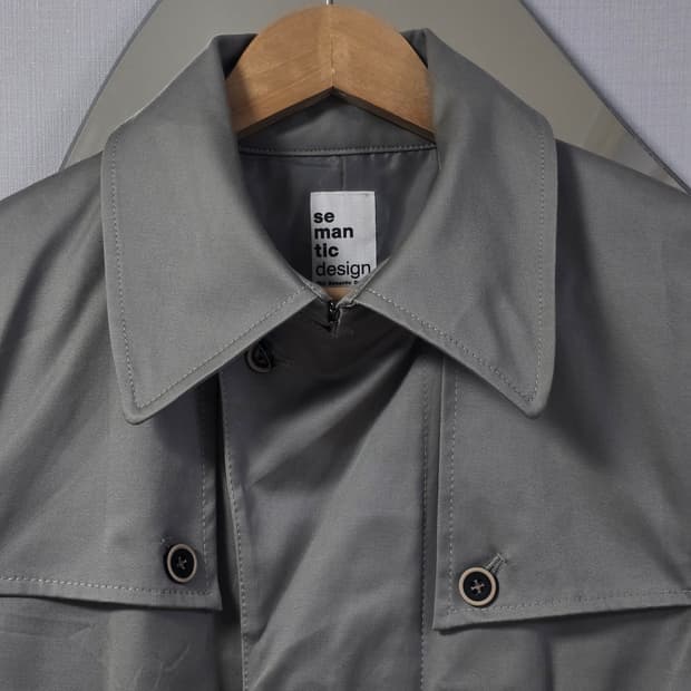 세만틱 디자인 필드 자켓 그레이 L
