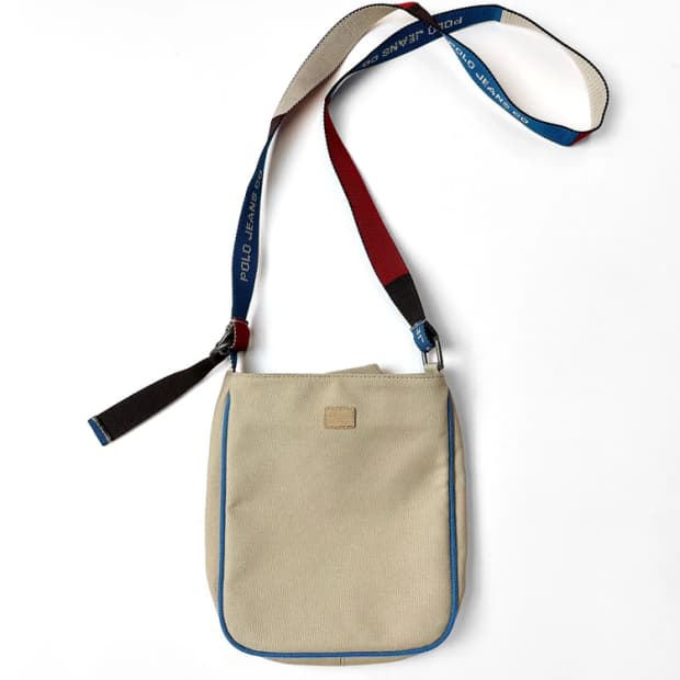 폴로진스 00s 컬러 배색 미니 크로스백 A1574