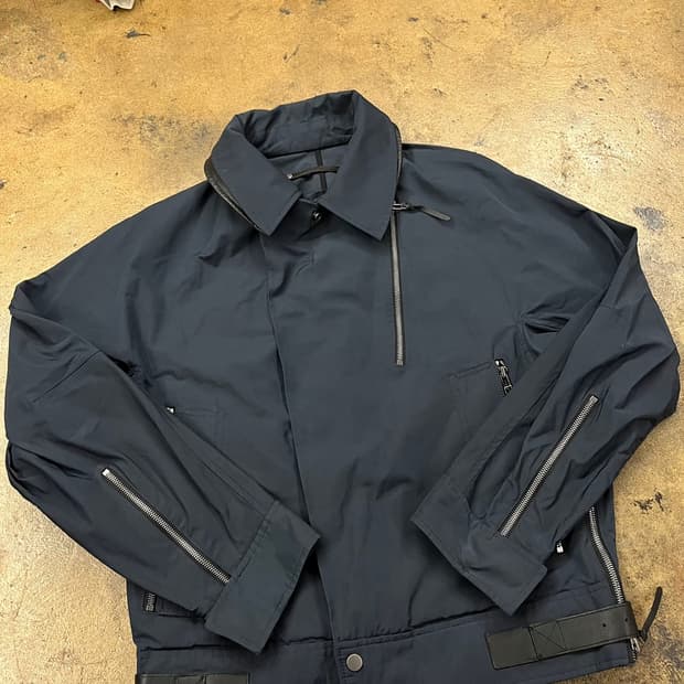 [정품/100] 타임 옴므 네이비 블루종 스타일 자켓 b17