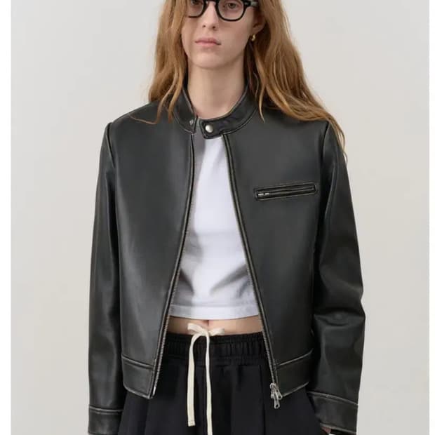 던스트 리얼레더 라이더 자켓