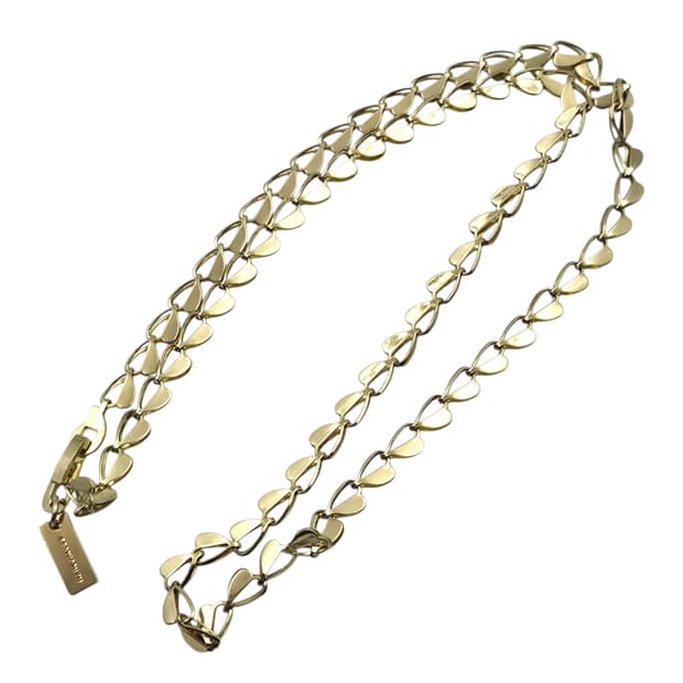 06s 마크제이콥스 골드 하트 링크 체인 목걸이