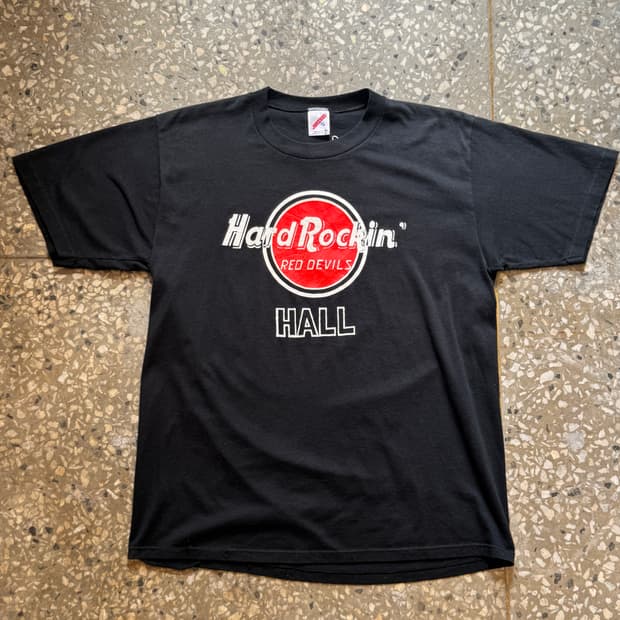90s USA 하드락카페 패러디 티셔츠(HT61)