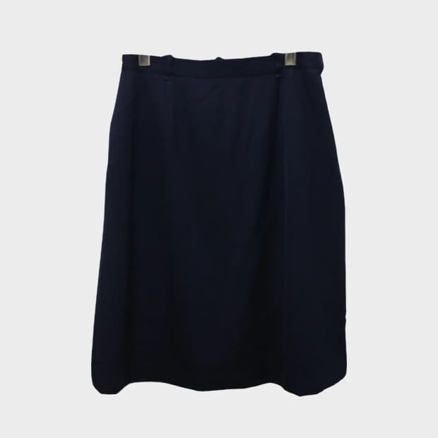 90'S 버버리 울 미디 스커트 61217