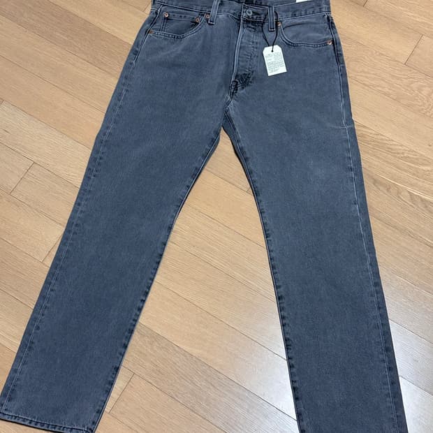 신품32*32 리바이스 501 그레이