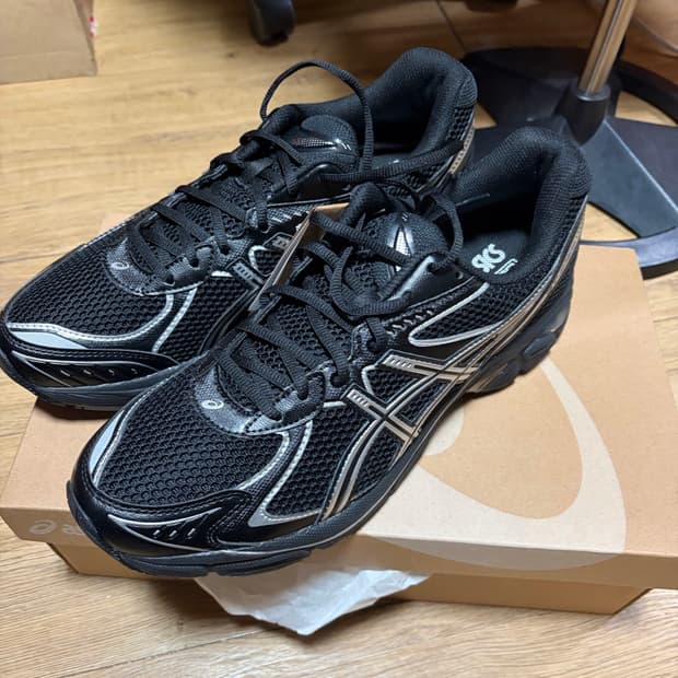 아식스 GT-2160 블랙 퓨어 실버 290