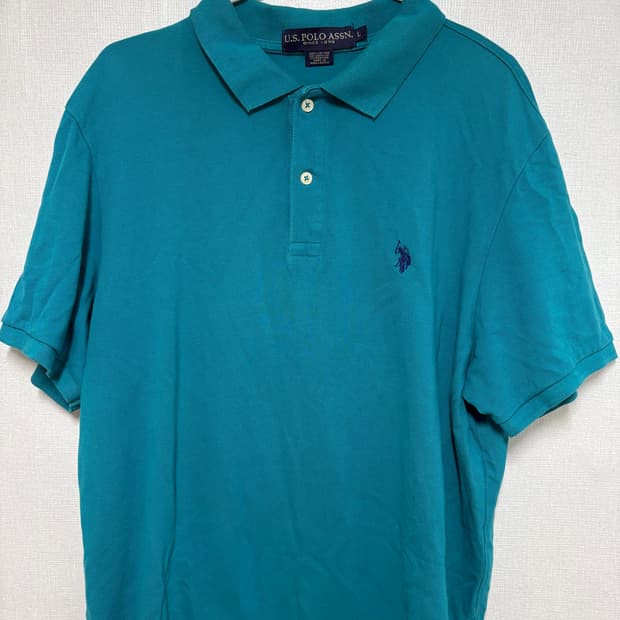 US POLO ASSN 유에스폴로 반팔 청록색