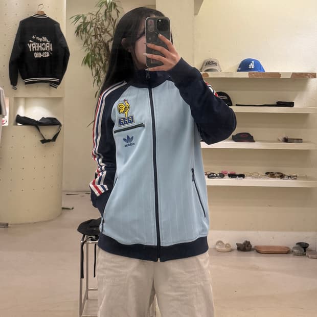 아디다스 프랑스 FFF 트랙탑 