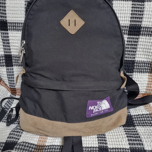 정품)  노스페이스 퍼플라벨 미디엄 백팩 