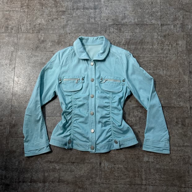 셔릉 버튼 자켓