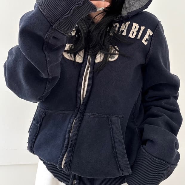 아베크롬비 네이비 후드집업