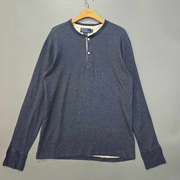 폴로 랄프로렌(Polo Ralph Lauren) 헨리넥 긴팔 티 L