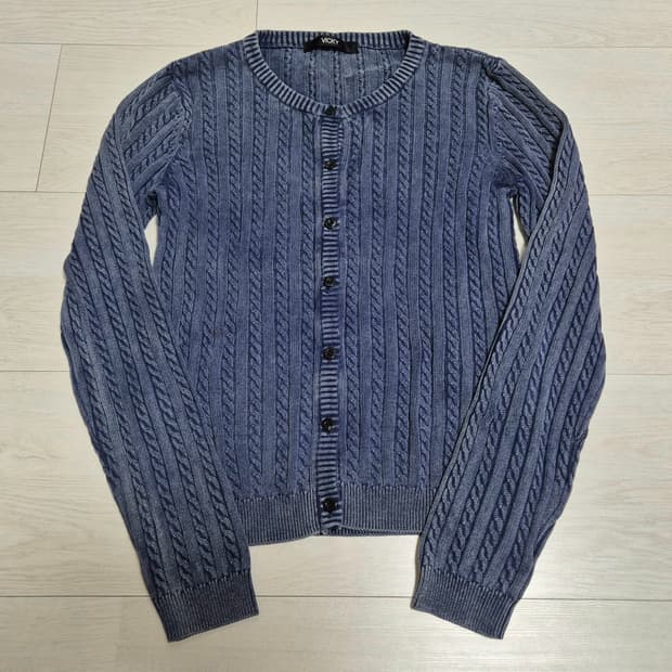 빈티지 네이비 가디건 