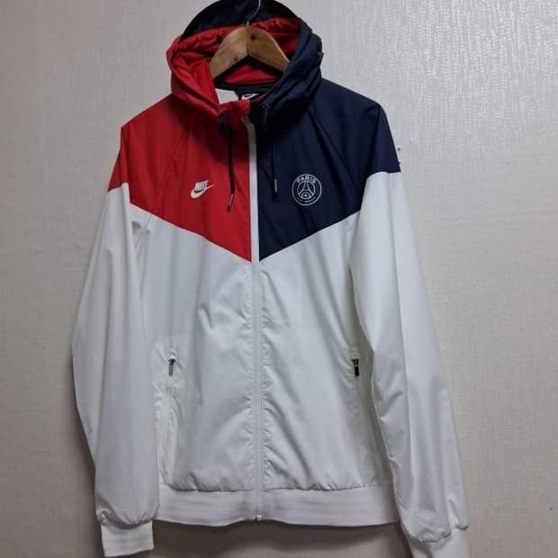 나이키 PSG 바람막이 레드/네이비/화이트 남성90 여성 통66까지 
