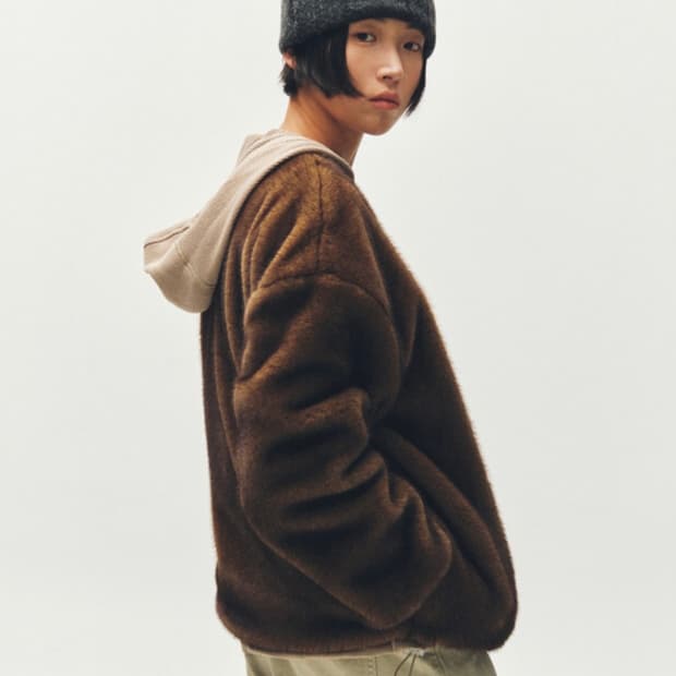 플리즈프로젝트 코요테 숏 퍼 자켓