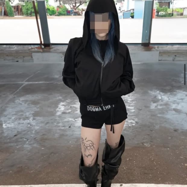 도그마엑스 집업 후디 블랙