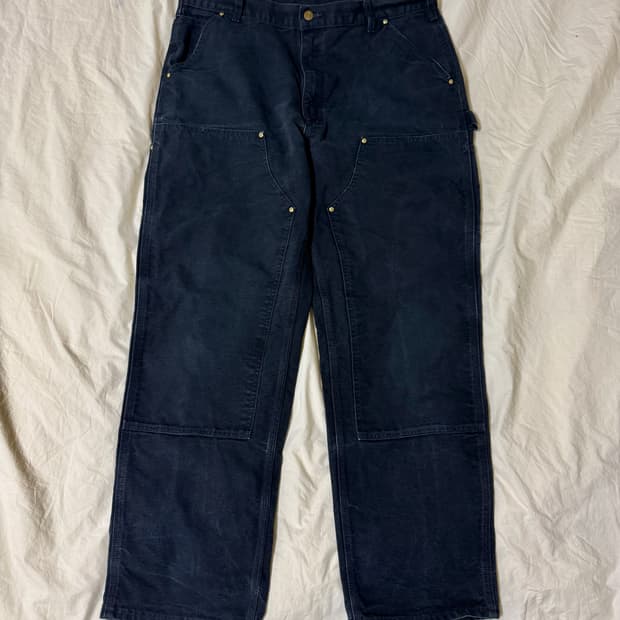 칼하트 더블니 B01 blk USA