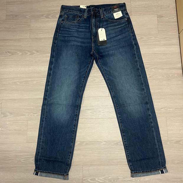 (새상품) 리바이스 505 셀비지 데님 프리미엄라인 청바지