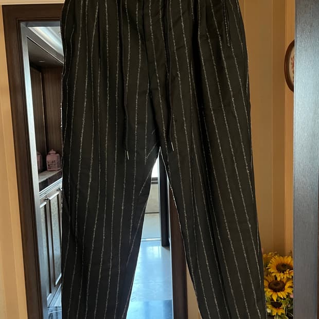 송지오옴므 스트라이프 트라우저 m