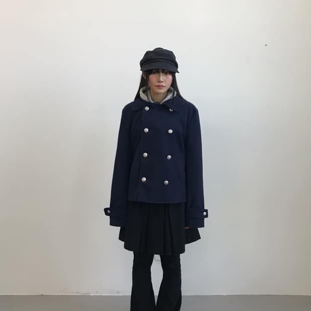 Jpn Classic Double Breasted Pea Coat